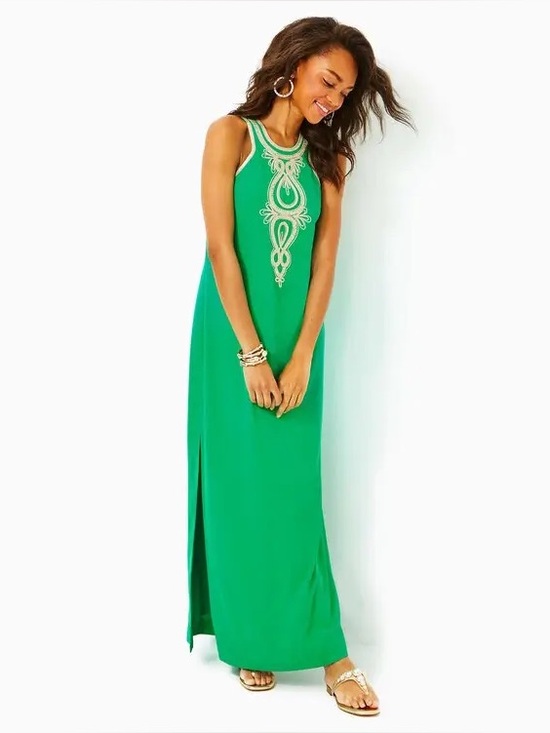 Dresses & Skirts - NWT LILLY PULITZER®
Taylane Embroidered Maxi Shift Dress